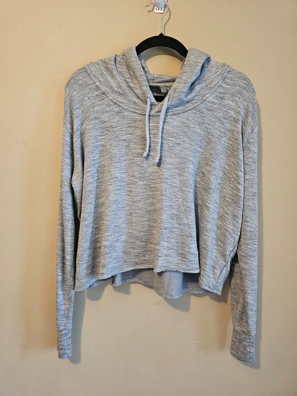 Athleta - size s grey Crop hoodie, uptown, workout, casual, yoga